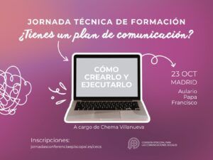 Lee más sobre el artículo Jornada técnica de la CECS: ¿Cómo hacer un Plan de Comunicación?