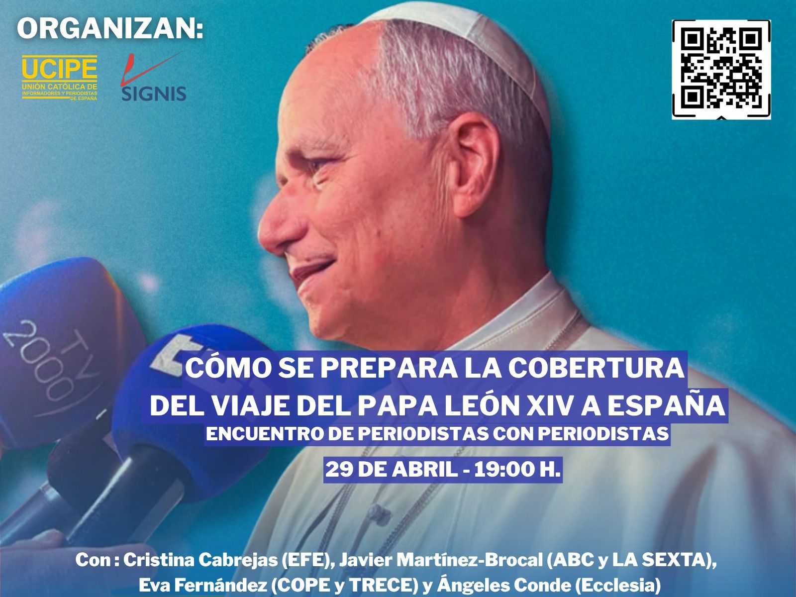 En este momento estás viendo Encuentro para periodistas sobre el viaje del Papa León a España